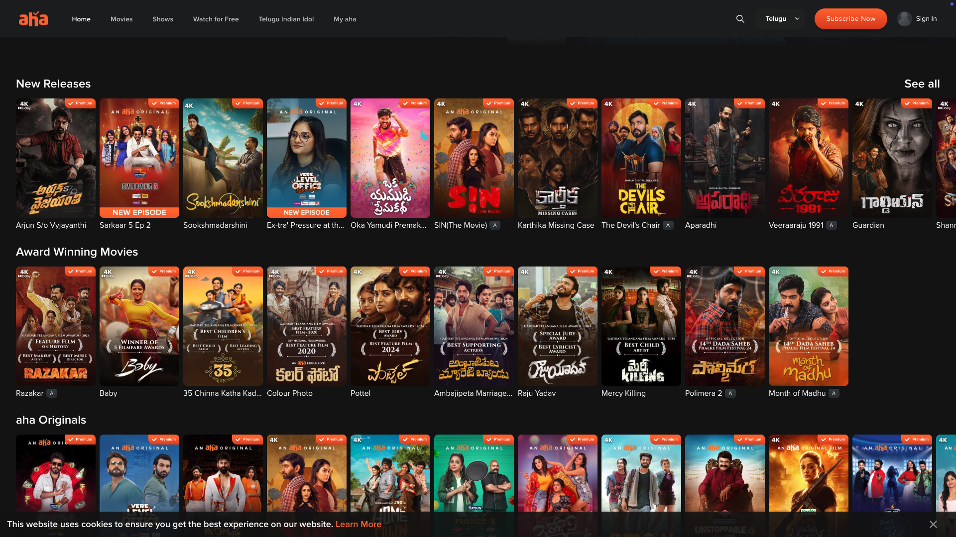 Aha: Plataforma de Streaming de Películas