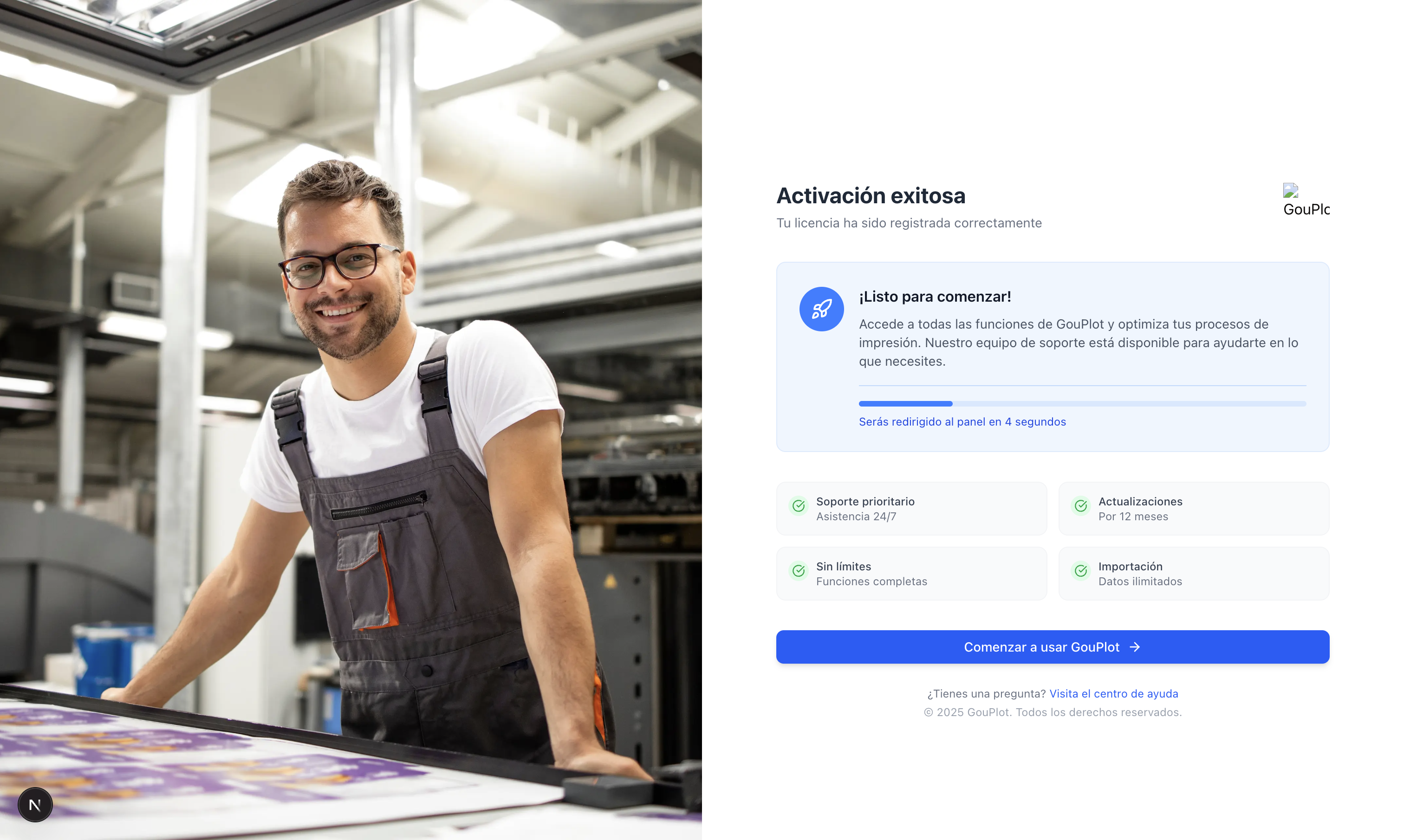 Gouplot: Software de Gestión de Impresión